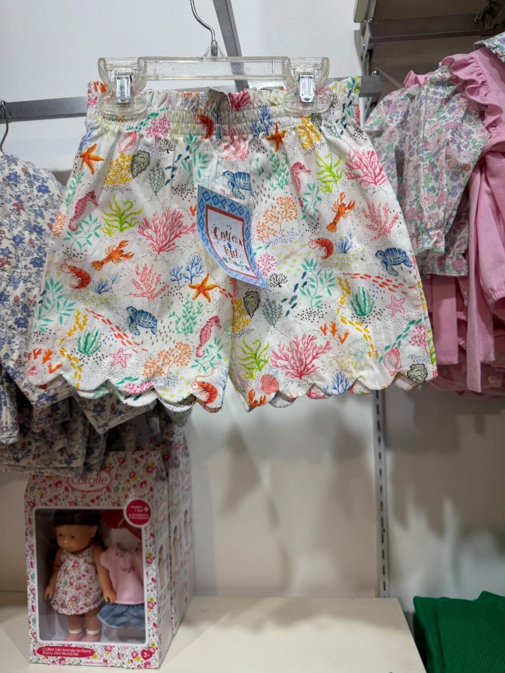 NWT Cotton Kids Sea Life Motif Shorts
